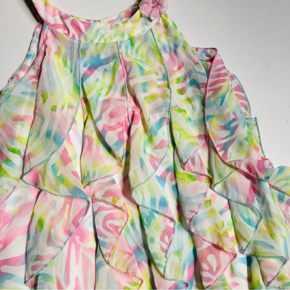 Kate Mack Multicolor Ruffle‎ Dress - Picture 2 of 4